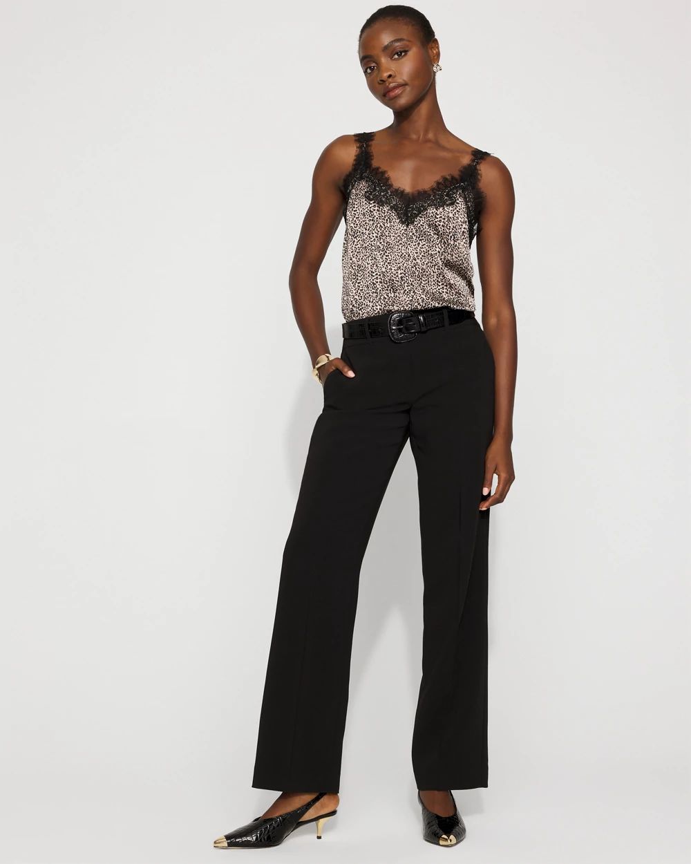 RAINMAKERMELANGETWILL WIDE TROUSERS ブラック RAINMAKER | レインメイカー | スラックス
